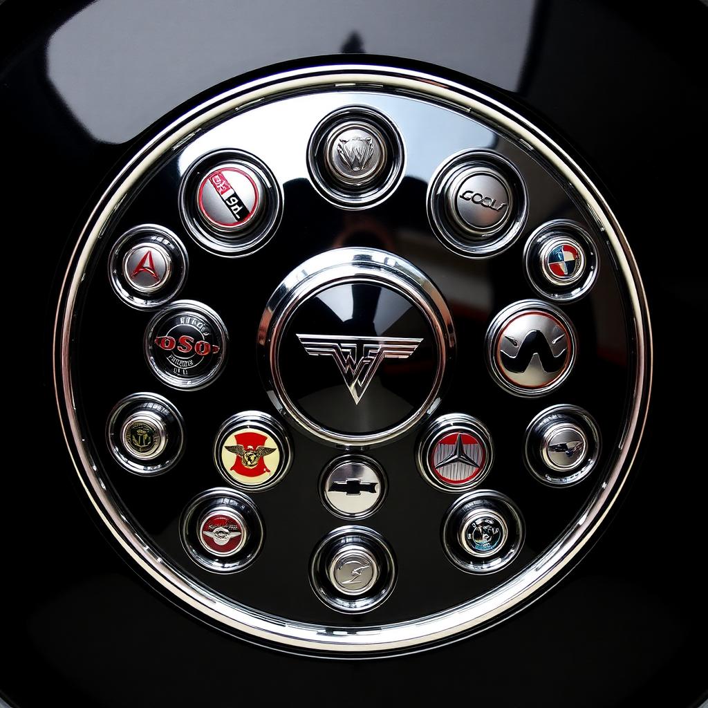 Emblema Fiat Vermelho